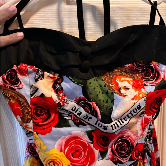 Hell bunny dress: Dia de los Muertos - Picture 3 of 4